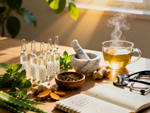 Calm gut health illustration